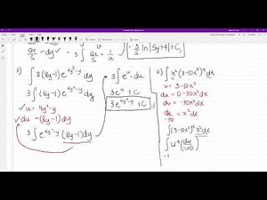 Integration using U-substitution - Integral Calculus | Engr. Yu Jei Abat