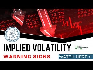Thinkorswim Implied Volatiltiy | Implied Volatility Indicator Thinkorswim - SCARY warning signs
