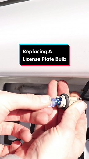 How to Replace a License Plate Bulb Easily