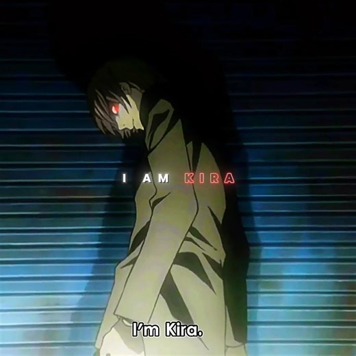 I AM KIRA -DEATH NOTE| #anime #shorts