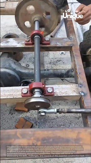 Building a homemade mower: people building a homemade mower