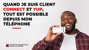 CONNECT et YUP sont deux applications mobiles de Société Générale, indispensables pour une meilleure gestion en ligne de vos transactions financières ! Elles sont simples, sécurisées et faciles à utiliser ! Pour avoir toutes les informations sur : SGCI CONNECT, cliquez sur> http://bit.ly/CONNECTOK YUP, cliquez sur> http://bit.ly/SGCIYUP | Société Générale Côte d’Ivoire