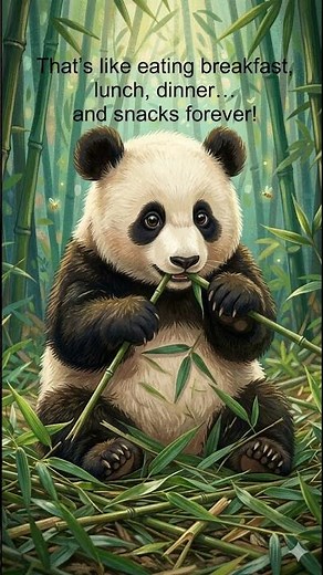Pandas Eat ALL Day?! 🐼😲 Fun Animal Facts for Kids