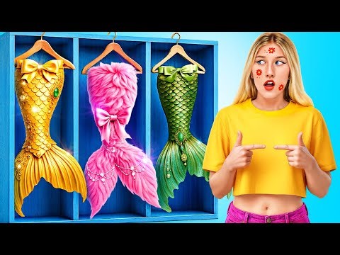 🧜‍♀️ How to Become a Popular Mermaid at School! 🌊 Funny DIY Hacks by 123 GO! STREAM