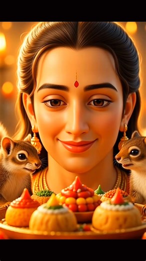 When Squirrels Celebrate Shri Ram’s Birthday 💔🐿️ | Emotional Short#shorts#viral#trending#animation