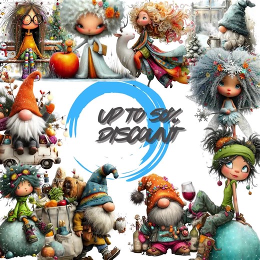 12 Whimsical Christmas Elf Clipart Bundle: Cute Festive Graphics Digital Download Festive Holiday Graphics Digital Download Card Making - Etsy