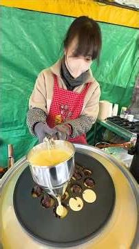 시장 가면 무조건! 겉바속촉 국화빵 비주얼