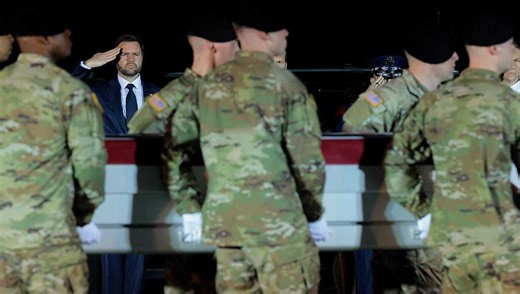 Seventh US service member killed in Iran war brought home in dignified transfer