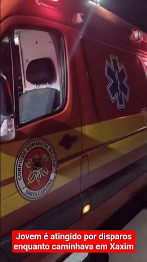Jovem é atingido por disparos enquanto caminhava em Xaxim/SC