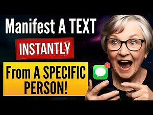Manifest A TEXT INSTANTLY From A SPECIFIC PERSON!! | Neville Goddard