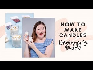 How to Make Candles with Essential Oils, Gemstones & Dried Flowers