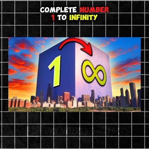 COMPLETE Number Counting Till 1 to Infinity ! #shorts