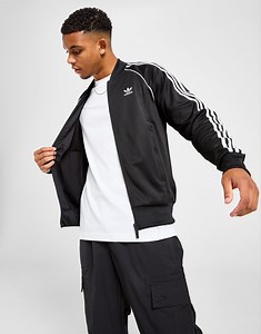 Black adidas Originals SST Track Top | JD Sports UK