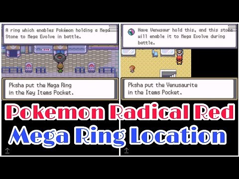 Pokemon Radical Red Mega Ring Location | How to Get Mega Ring | Giovanni 2nd Battle