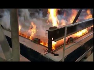 150305 ASTM E119 unprotected floor truss fire test