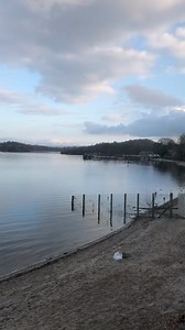 As the light started to fade on Loch Lomond tonight there was a beautiful purple hue fell on the loch 💙 | Scottish Scenery