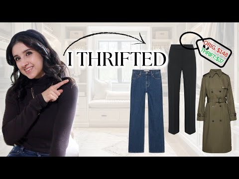 I Thrifted My New Wardrobe & Saved Hundreds | NEW & THRIFTED Pieces