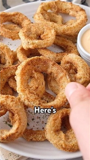 Crispy Air Fryer Onion Rings [Homemade] #airfryer #onionrecipe #easyrecipe