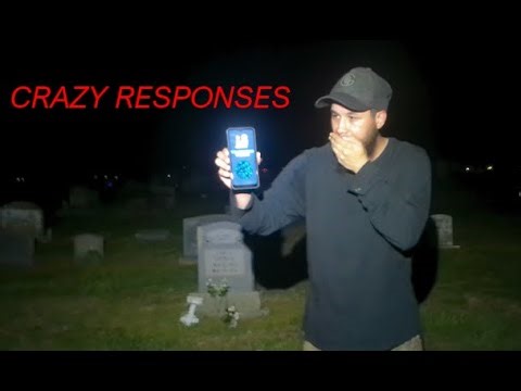 Testing New TRANSCEND THEORY APP IN A VERY HAUNTED CEMETERY *EXTREMELY CREEPY*