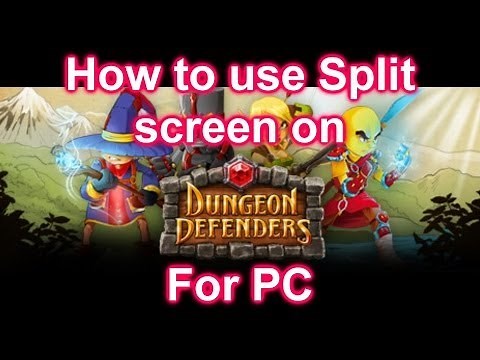 Dungeon Defenders How to use split screen on PC