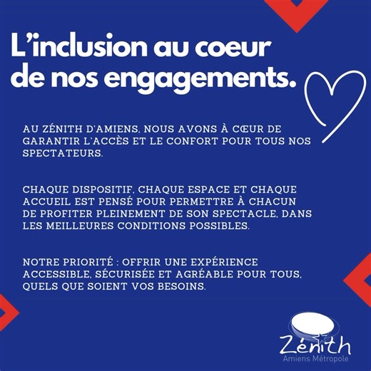 ♿️ Informations pratiques sur les places PMR au Zénith d’Amiens ! #zenithamiensmetropole #accessibilite #PMR #placespmr #handicap | Zénith Amiens Métropole