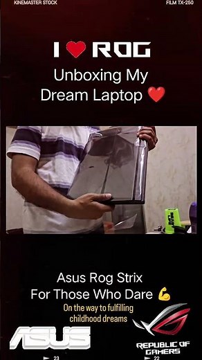 I Finally Got My DREAM Gaming Laptop! 💻 ASUS ROG Strix Unboxing & First Look! #shortsindia #shorts
