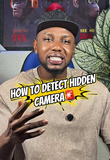 How to detect a hidden camera in any room!!! #fyp #techtok #iphone #iphonetricks #rozaytech