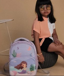 mermaid school backpack bag for kids under 2-5 years