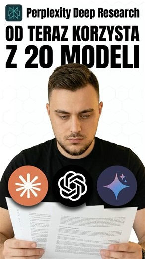 Perplexity bada jednocześnie na 20 modelach AI - Deep Research