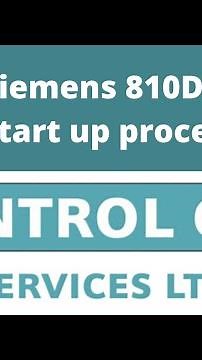 Siemens 810D CCU start-up procedure