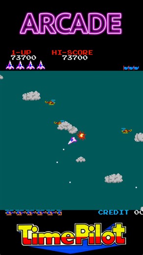🕹️ Time Pilot (Arcade) – A True Arcade Classic! 🚀 One of the greatest arcade shooters of all time! ⏳ Time Pilot lets you battle through different eras of history, from biplanes to futuristic jets, in pure old-school arcade style. Simple, addictive, and still insanely fun all these years later! Who else spent hours chasing high scores on this one? 😄 #timepilot #arcadeclassics #retrogaming #80sarcade #oldschoolgaming | Cathode 1980
