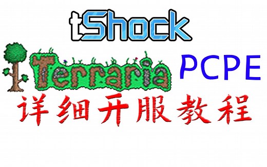 3分钟教你实现泰拉瑞亚手机和电脑共同联机【Tshock】