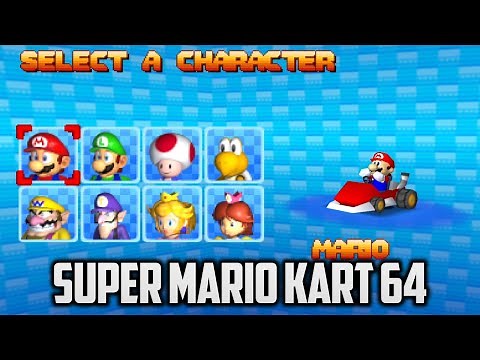 ⭐ Super Mario 64 PC Port - Super Mario Kart 64