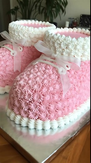 54K views · 1.7K reactions | Baby Bootie Cake #cake #cakedecorating #cakeideas | Angel Carrera | Facebook