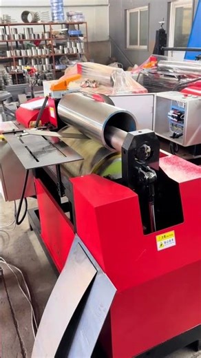 The fully automatic CNC two-axis circle rolling machine forms circles without straight edg