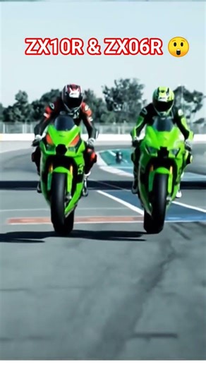 Kawasaki ZX10R & ZX6R 😲#shorts #youtube #yoytubeshorts #viral #trend #kawasakininja #automobile