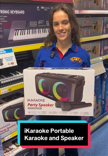 Turn up the fun with the iKaraoke Portable Karaoke and Speaker, your all-in-one solution for epic parties, family nights, and sing-songs! 🎶 🎤 Only £59.99/€69.99! ✅ Don’t forget, FREE Delivery on orders over £20/€25 at Smyths Toys! *T&Cs apply! Product code: 252518 #smythstoys #karaoke #karaokenight #xmas #christmas
