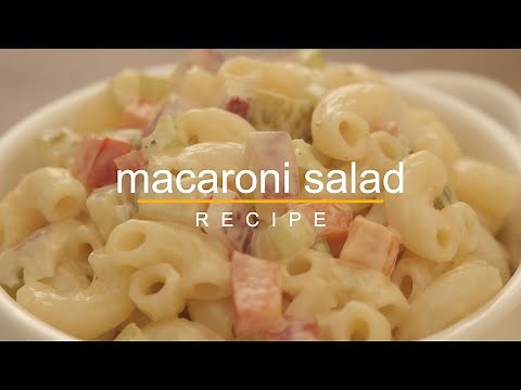 Homemade Macaroni Salad Recipe