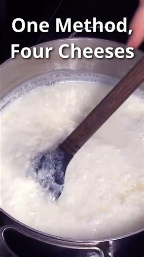 One Method Makes 4 Cheeses