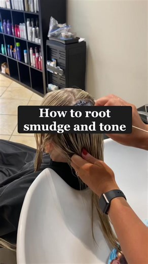 #rootshadow #rootsmudge #toner #toninghair #howtohair #behindthechair_com #hairtok2021 @behindthechair.com #SoFiMoneyMoves