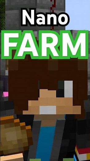Insanely Efficient Nano Farm in Minecraft – Easy Build 🌽🔧