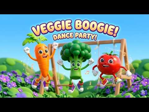 VEGGIE BOOGIE! 🥕🥦🍅 The Ultimate Dancing Vegetable Rhyme for Kids | Indigo Infant