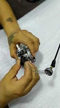 How to install throttle cable for 49cc engine