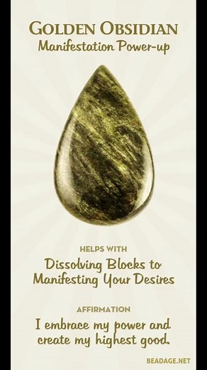 1.3K views | Properties of Gold Sheen Obsidian | The Crystal Goddess | Facebook