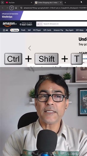 Google Chrome Big Update 2026 | Hidden Features of Google Chrome | Restore closed tab #shorts