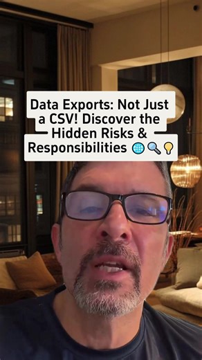 Data Exports: Not Just a CSV! Discover the Hidden Risks & Responsibilities 🌐🔍💡 #data #export #AIethics #responsibility #fyp