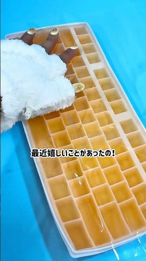 【ASMR風】蜂蜜キーボードスクイーズ作ってみた！#shorts #ハンドメイド #スクイーズ #制作動画 #squishy #asmr