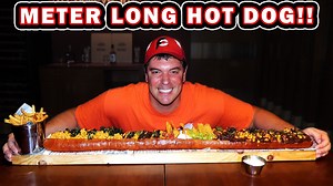 439K views · 507 shares | NEW VIDEO!! The Meter-Long Monster Hot Dog...