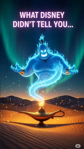 The Dark Truth Behind Disney’s Aladdin Genie 🧞 Real Jin Mythology & Hidden Arabian Secrets #Aladdin