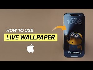 How to Use Live Wallpaper on iPhone iOS 26!